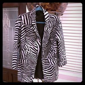 Zebra Print Jacket